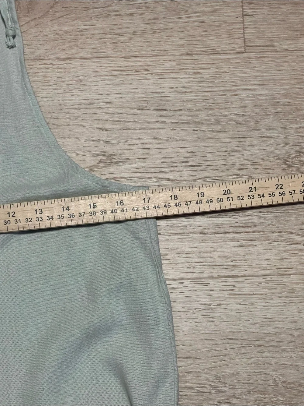 NWT Vanilla Star Sage Green Linen Blend Wide Leg Jumpsuit Strappy Back Size M